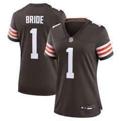 Number 1 Bride Cleveland Browns Women's Game Jersey - Brown | Nike discount