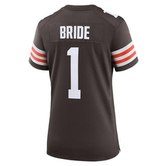 Number 1 Bride Cleveland Browns Women's Game Jersey - Brown | Nike discount