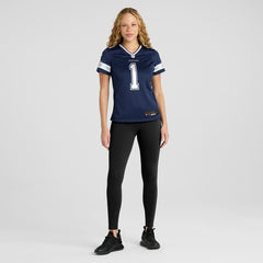 Number 1 Bride Dallas Cowboys Women's Game Jersey - Navy | Nike outlet