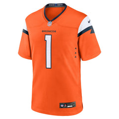 Number 1 Groom Denver Broncos Game Jersey - Orange | Nike online