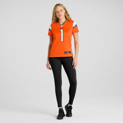Number 1 Bride Denver Broncos Women's Game Jersey - Orange | Nike outlet
