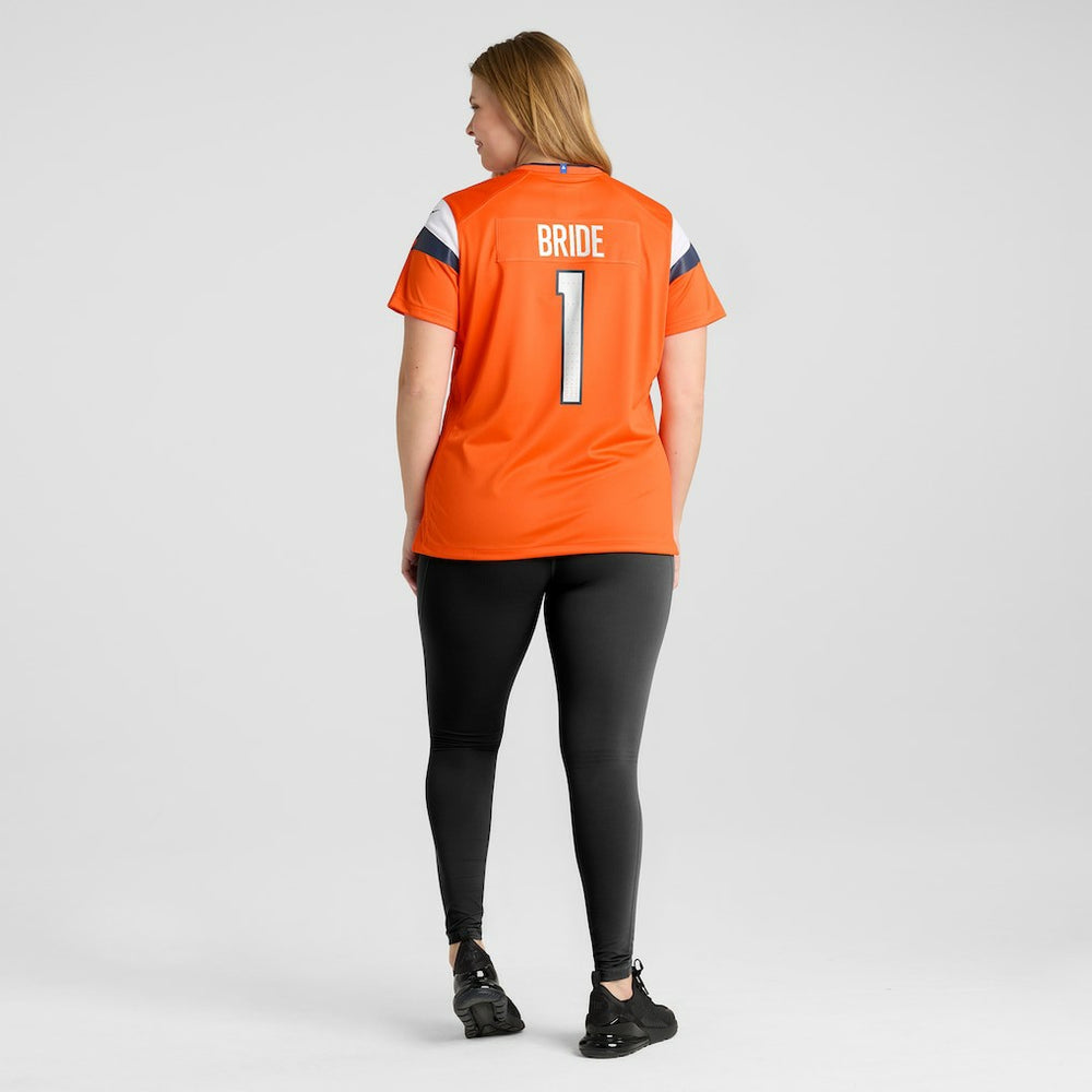 Number 1 Bride Denver Broncos Women's Game Jersey - Orange | Nike outlet