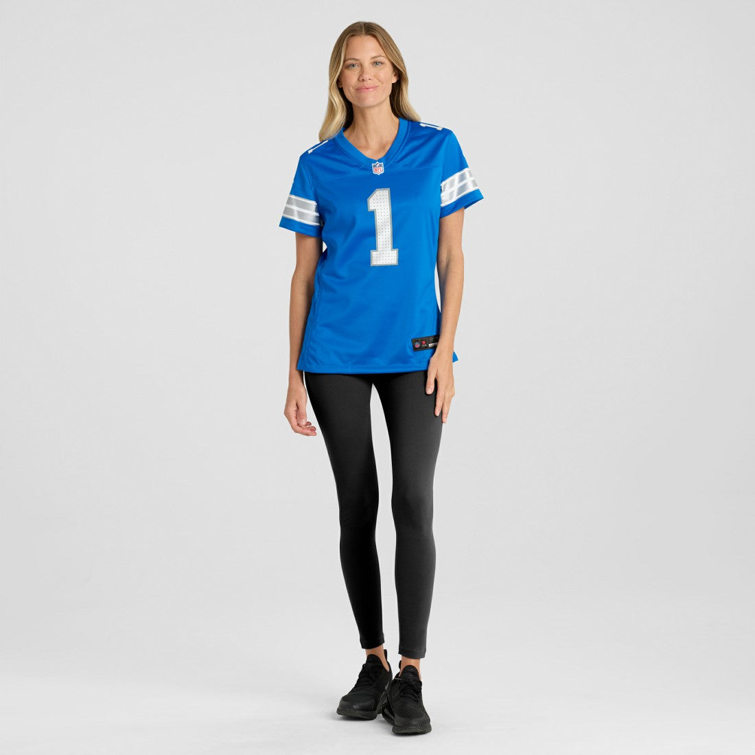 Number 1 Bride Detroit Lions Women's Game Jersey - Blue | Nike online