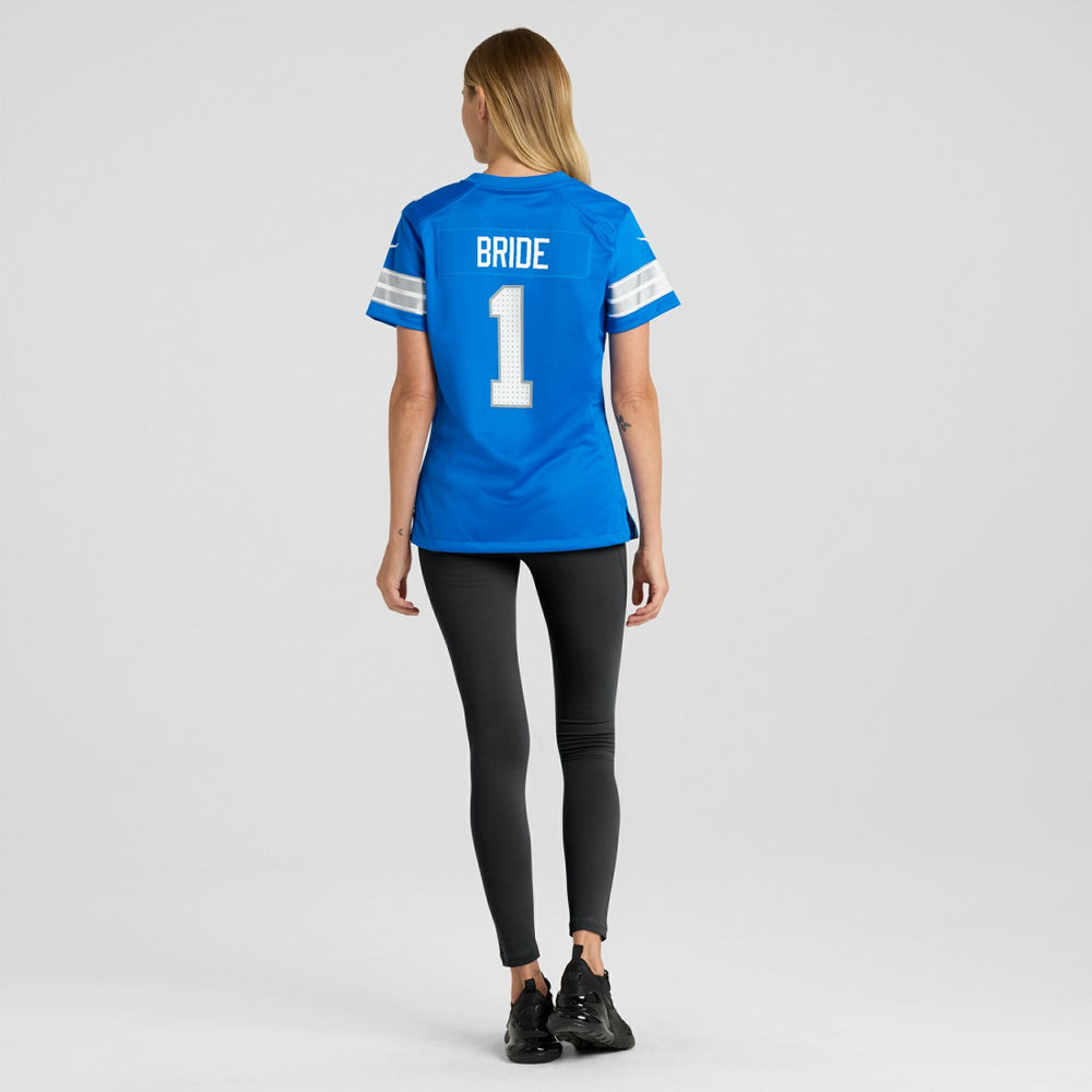 Number 1 Bride Detroit Lions Women's Game Jersey - Blue | Nike online