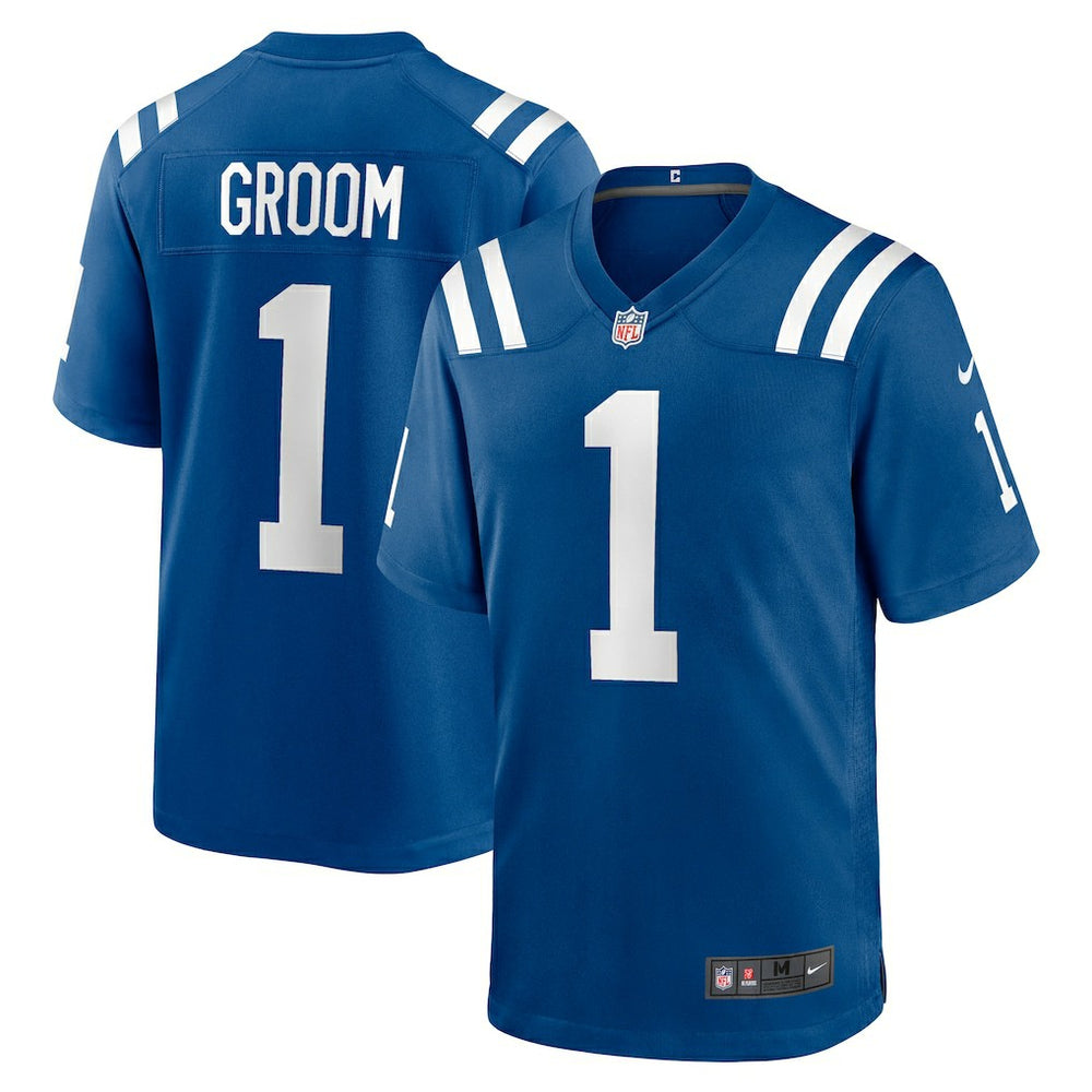 Number 1 Groom Indianapolis Colts Game Jersey - Royal | Nike cheap