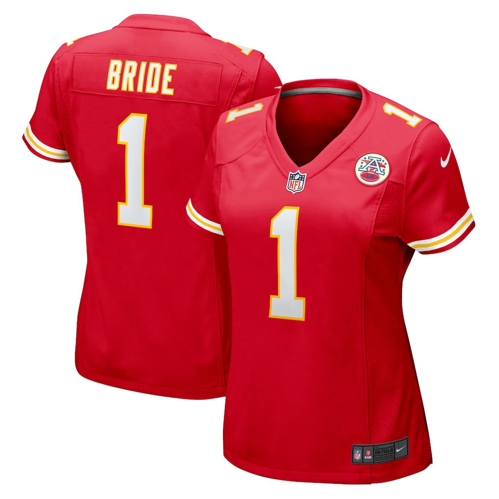 Number 1 Bride Kansas City Chiefs Women's Game Jersey - Red | Nike for sale