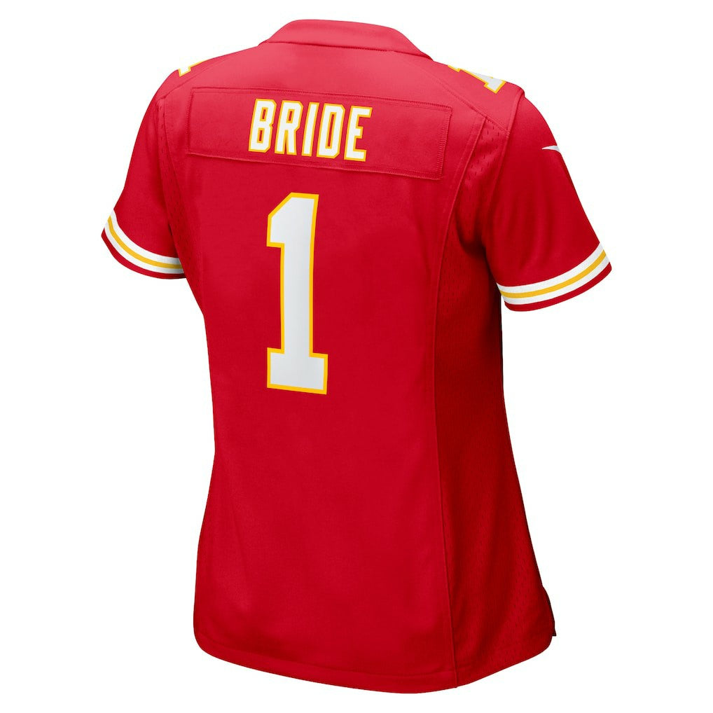 Number 1 Bride Kansas City Chiefs Women's Game Jersey - Red | Nike for sale