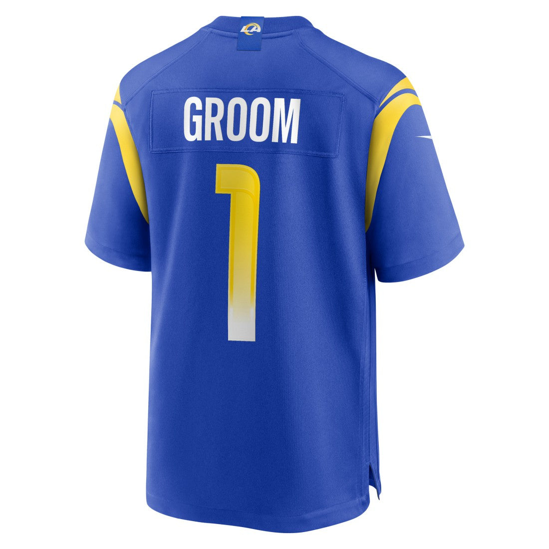 Number 1 Groom Los Angeles Rams Game Jersey - Royal | Nike for sale
