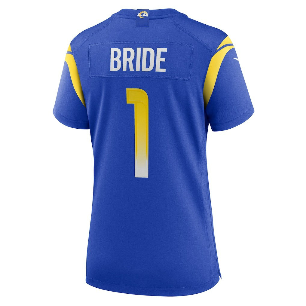 Number 1 Bride Los Angeles Rams Women's Game Jersey - Royal | Nike on sale