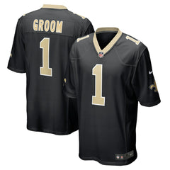 Number 1 Groom New Orleans Saints Game Jersey - Black | Nike discount