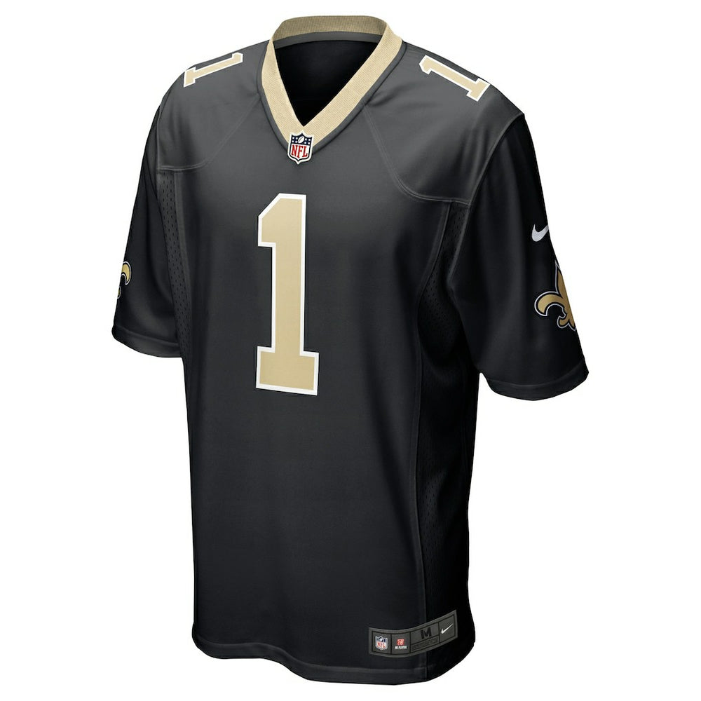 Number 1 Groom New Orleans Saints Game Jersey - Black | Nike discount
