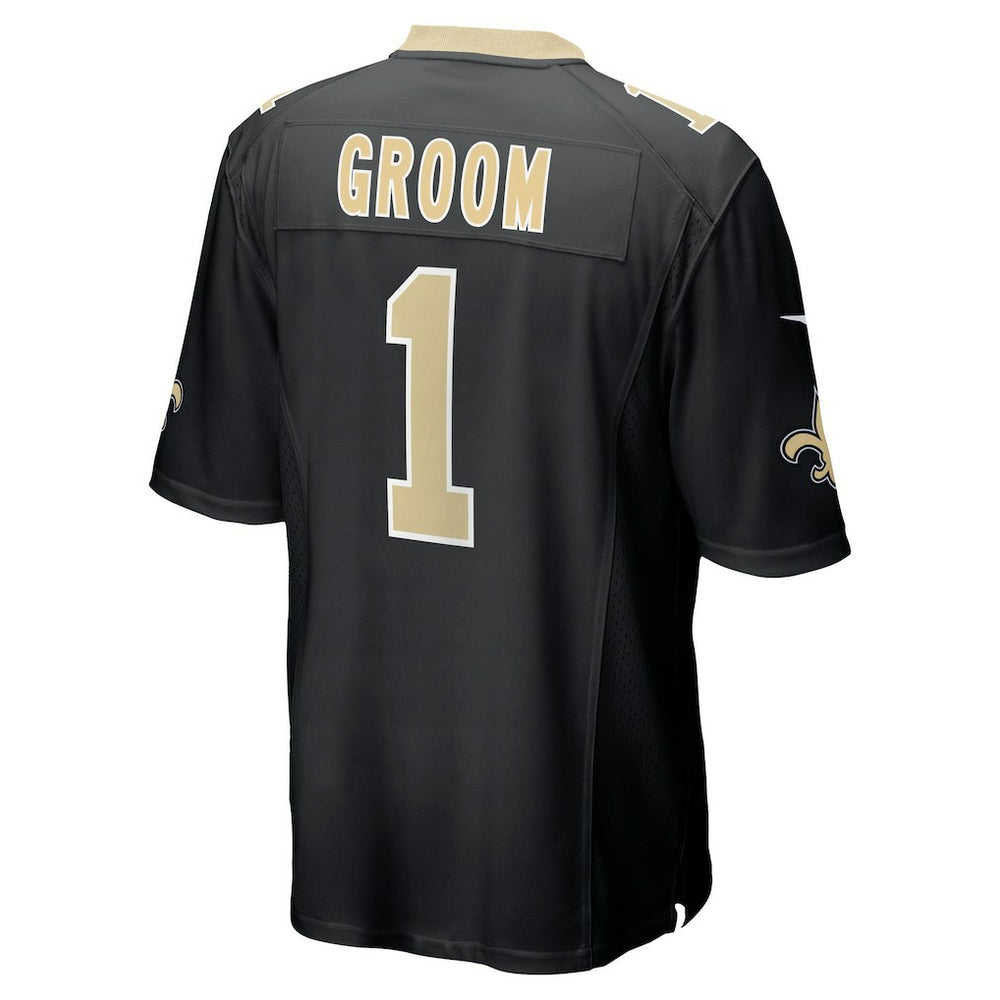 Number 1 Groom New Orleans Saints Game Jersey - Black | Nike discount