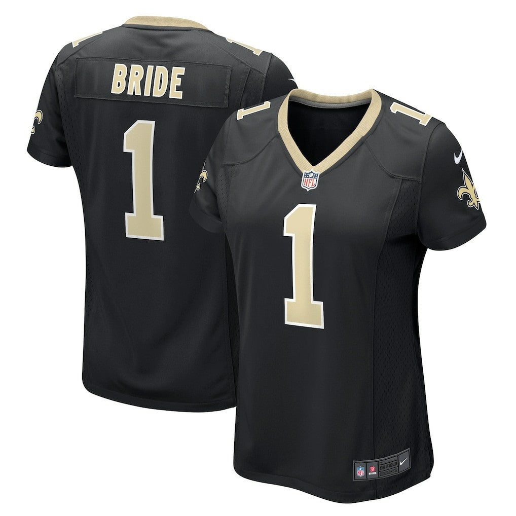 Number 1 Bride New Orleans Saints Women's Game Jersey - Black | Nike outlet