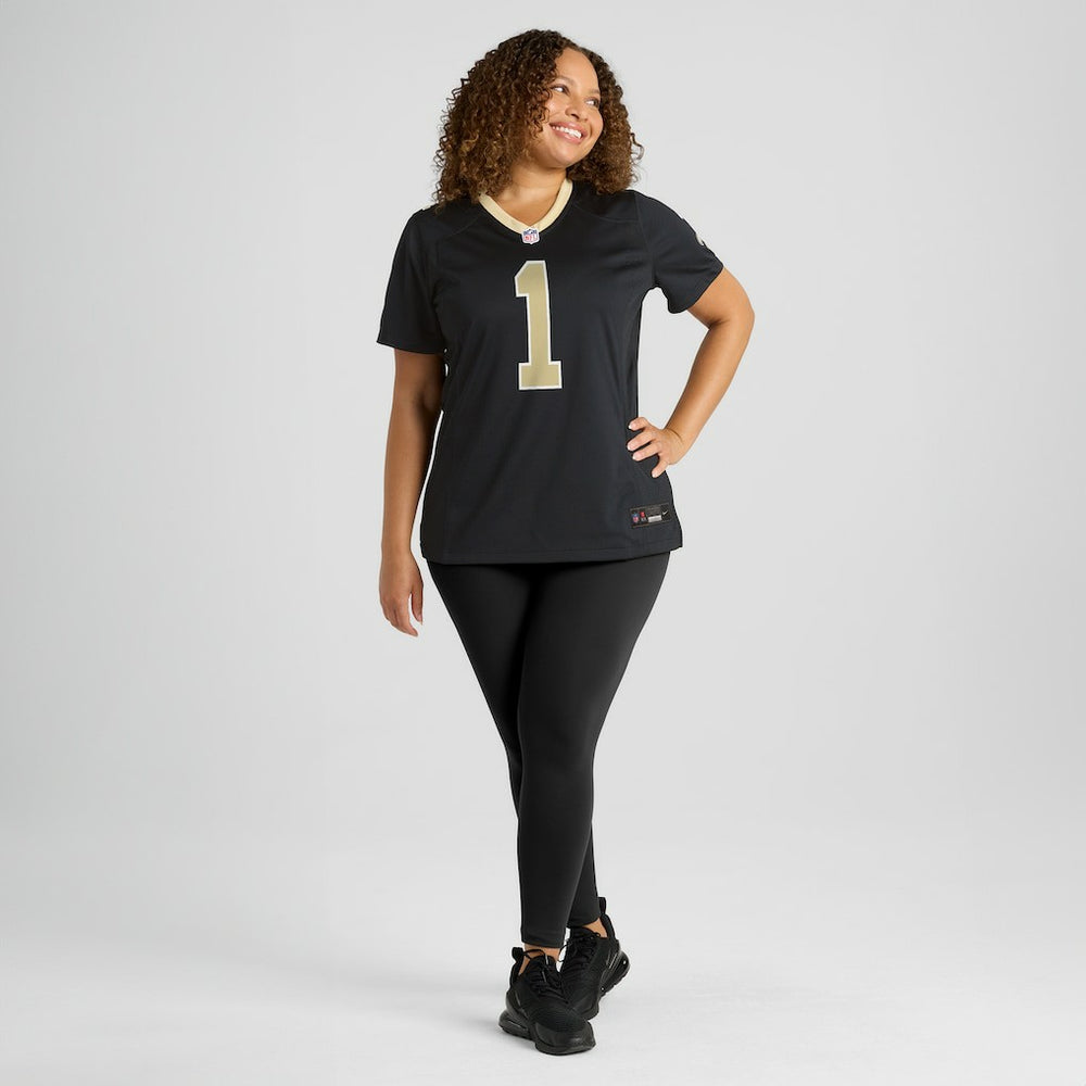Number 1 Bride New Orleans Saints Women's Game Jersey - Black | Nike outlet