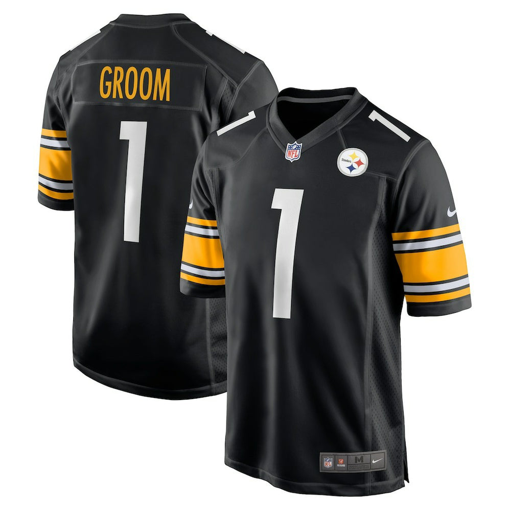 Number 1 Groom Pittsburgh Steelers Game Jersey - Black | Nike sale