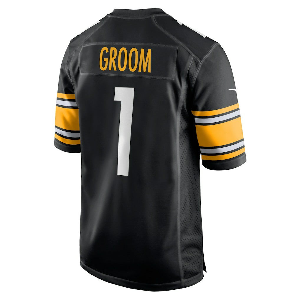 Number 1 Groom Pittsburgh Steelers Game Jersey - Black | Nike sale