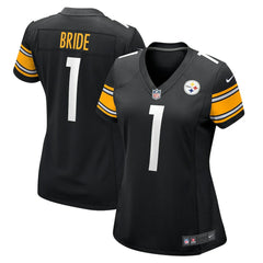 Number 1 Bride Pittsburgh Steelers Women's Game Jersey - Black | Nike cheap