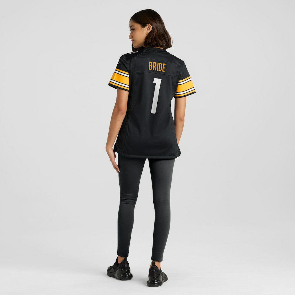 Number 1 Bride Pittsburgh Steelers Women's Game Jersey - Black | Nike cheap