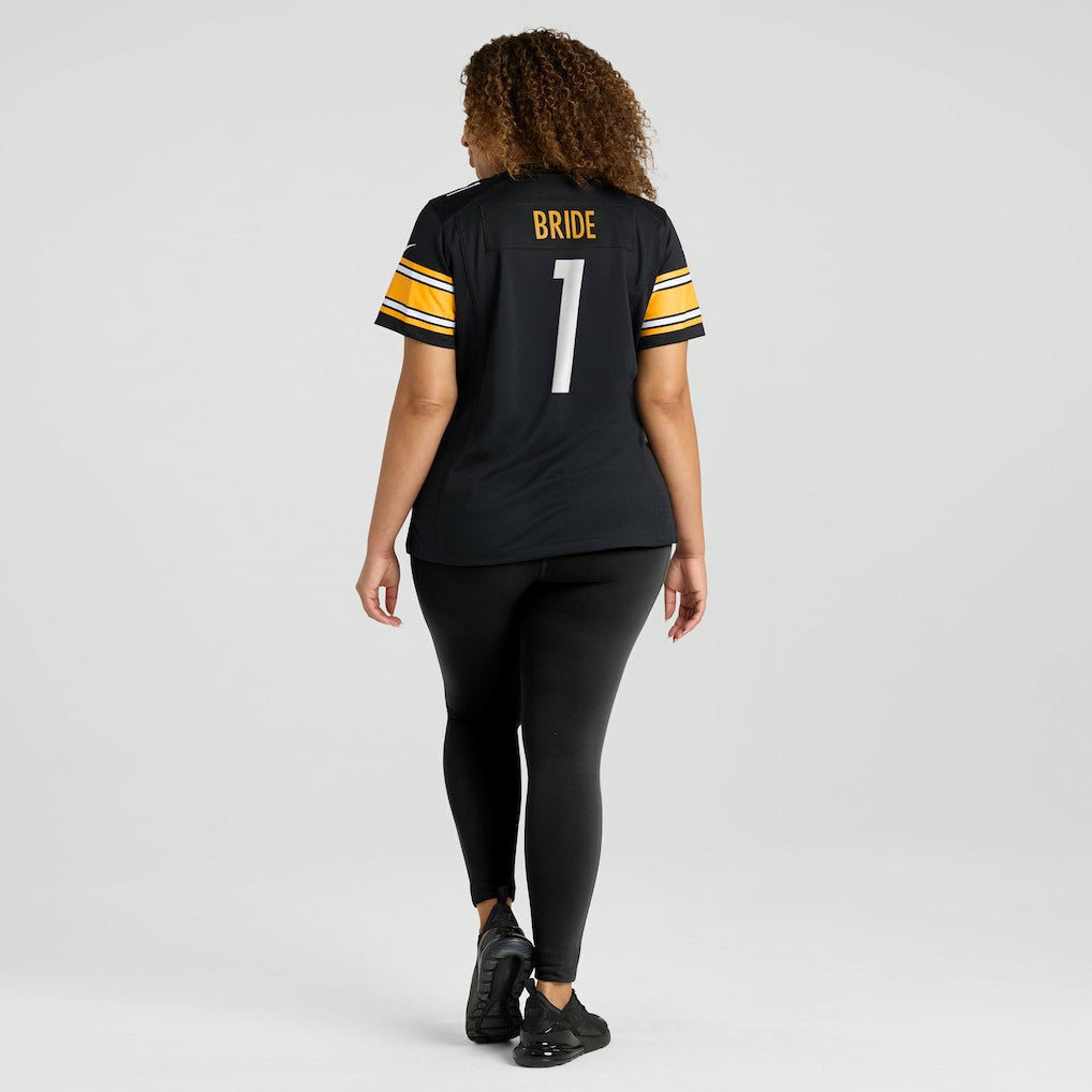 Number 1 Bride Pittsburgh Steelers Women's Game Jersey - Black | Nike cheap