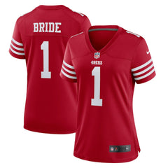 Number 1 Bride San Francisco 49ers Women's Game Jersey - Scarlet | Nike outlet