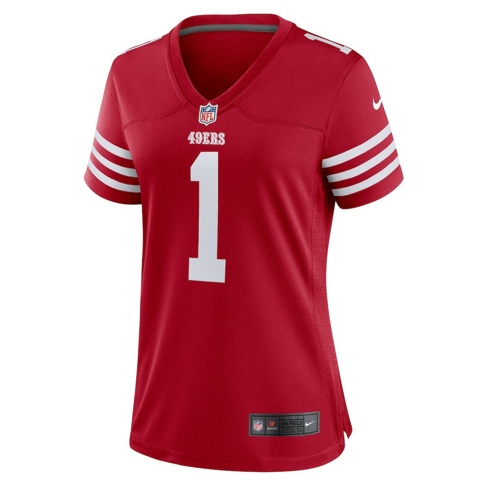 Number 1 Bride San Francisco 49ers Women's Game Jersey - Scarlet | Nike outlet