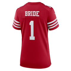 Number 1 Bride San Francisco 49ers Women's Game Jersey - Scarlet | Nike outlet