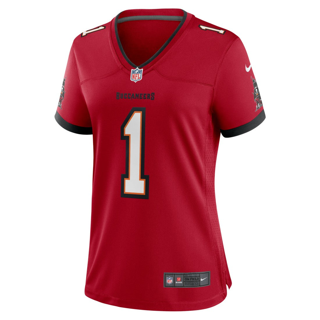 Number 1 Bride Tampa Bay Buccaneers Women's Game Jersey - Red | Nike cheap