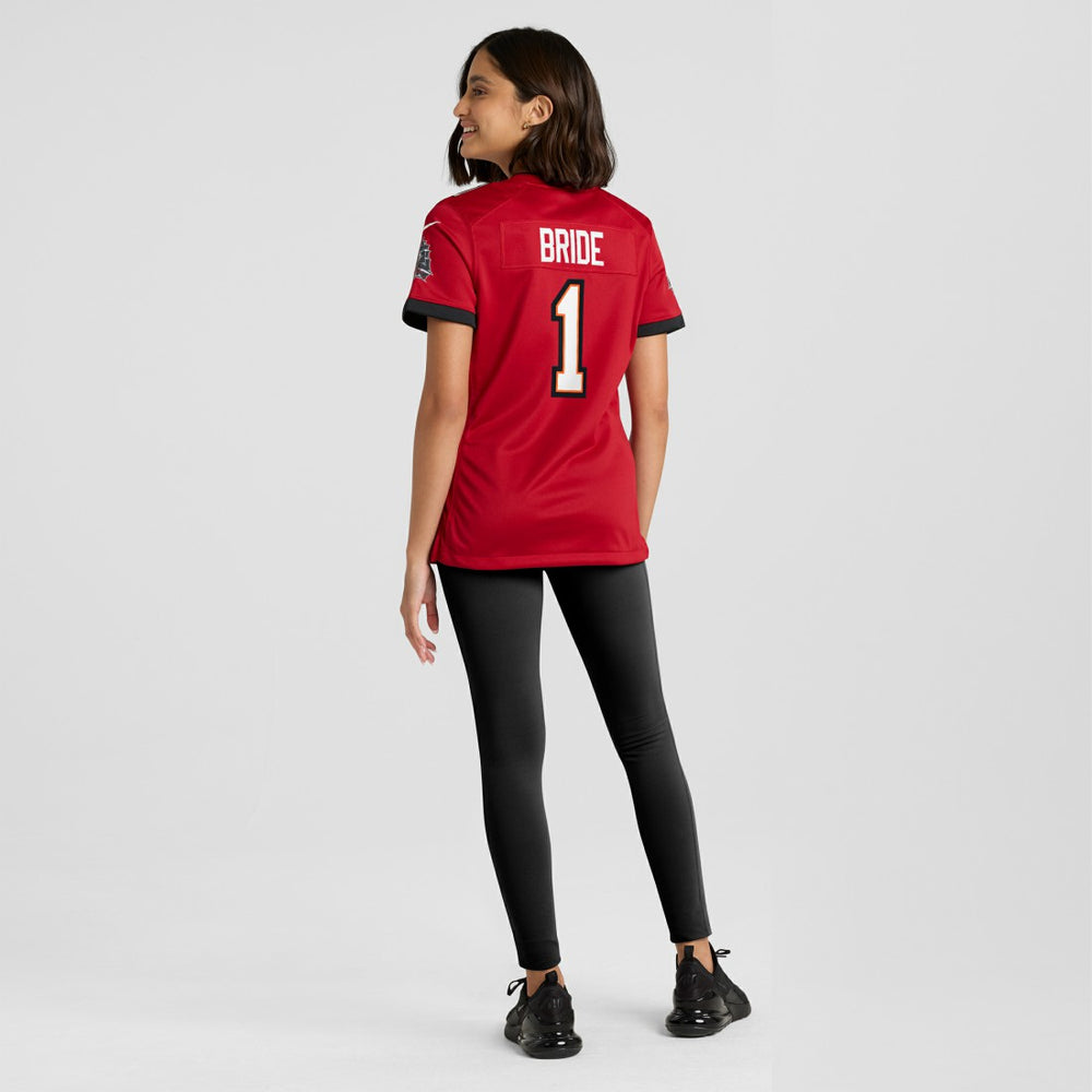 Number 1 Bride Tampa Bay Buccaneers Women's Game Jersey - Red | Nike cheap