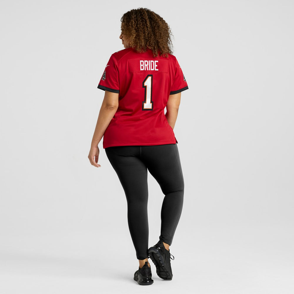 Number 1 Bride Tampa Bay Buccaneers Women's Game Jersey - Red | Nike cheap