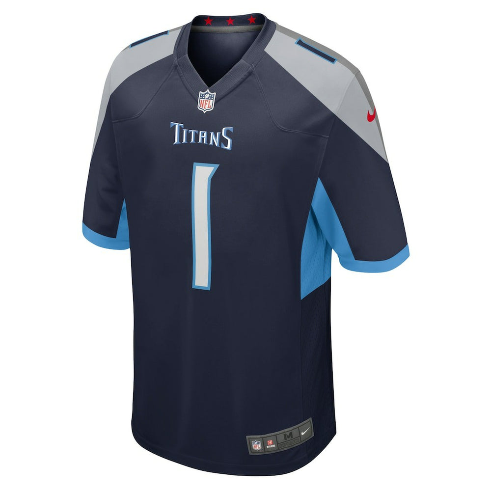 Number 1 Groom Tennessee Titans Game Jersey - Navy | Nike online