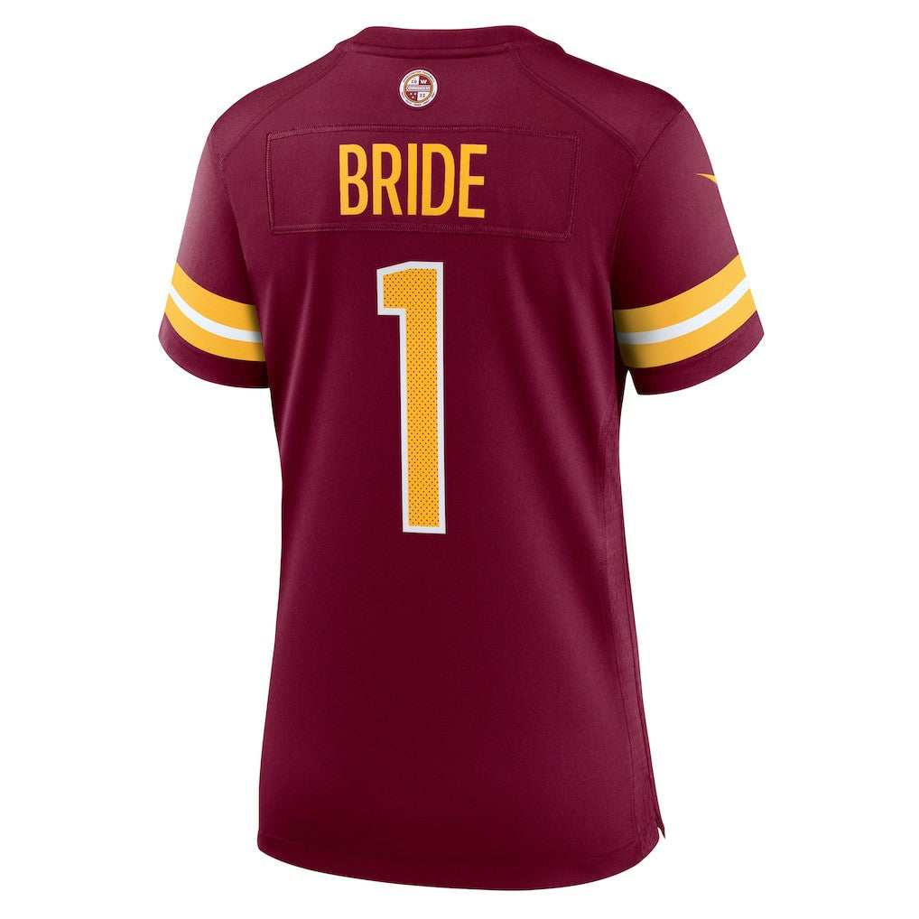 Number 1 Bride Washington Commanders Women's Game Jersey - Burgundy | Nike discount