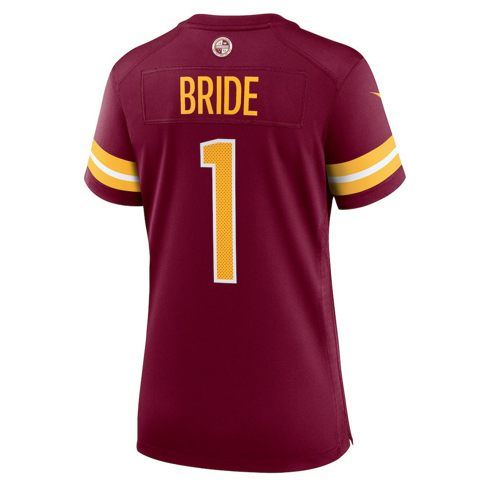 Number 1 Bride Washington Commanders Women's Game Jersey - Burgundy | Nike discount