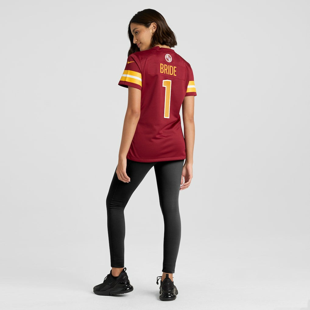 Number 1 Bride Washington Commanders Women's Game Jersey - Burgundy | Nike discount