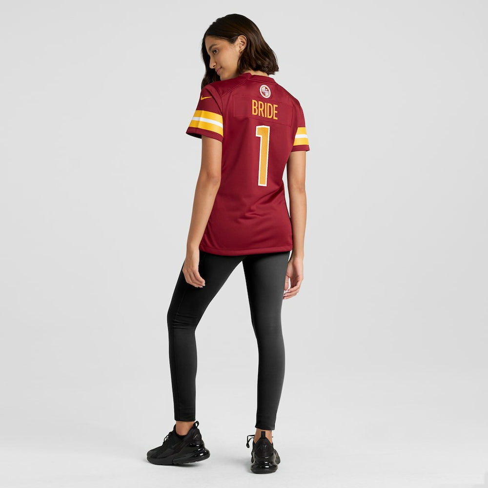 Number 1 Bride Washington Commanders Women's Game Jersey - Burgundy | Nike discount