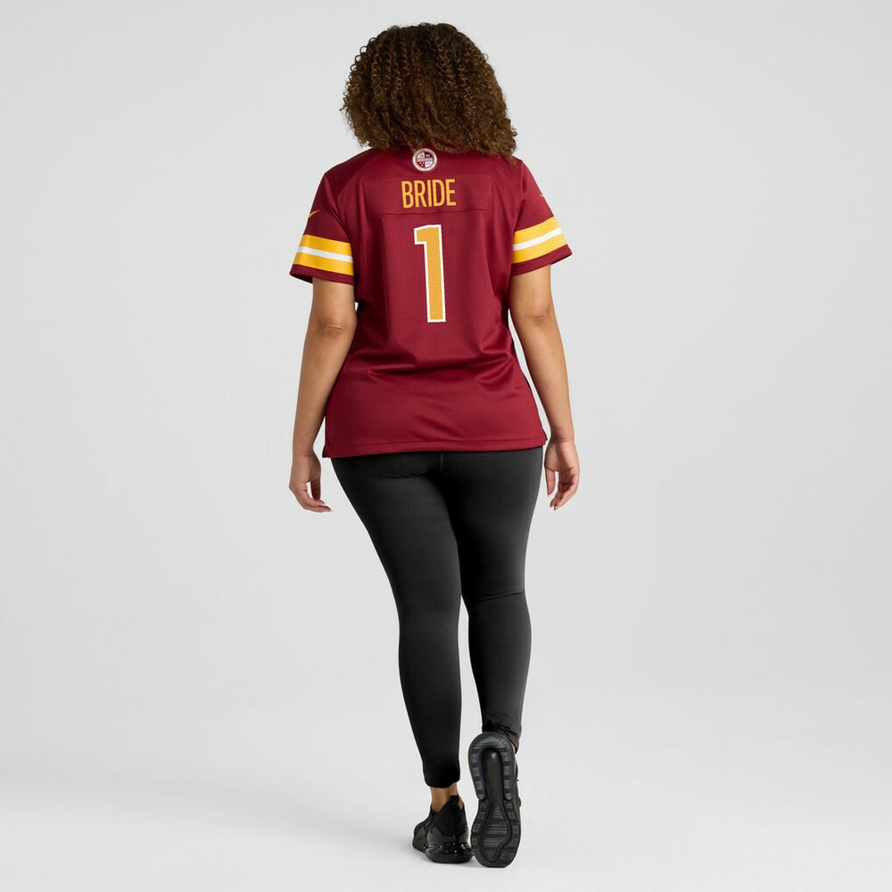 Number 1 Bride Washington Commanders Women's Game Jersey - Burgundy | Nike discount