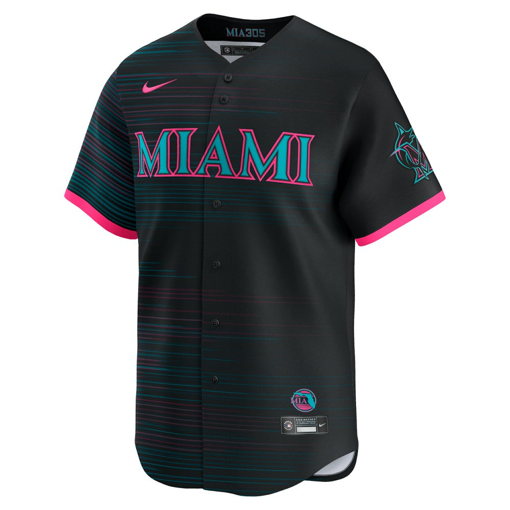 Miami Marlins 2025 City Connect Limited Jersey - Black | Nike