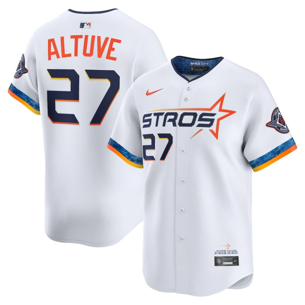 Jose Altuve Houston Astros 2025 City Connect Limited Player Jersey - White | Nike