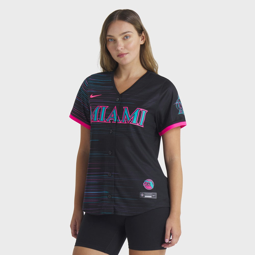 Miami Marlins Women's 2025 City Connect Limited Jersey - Black | Nike