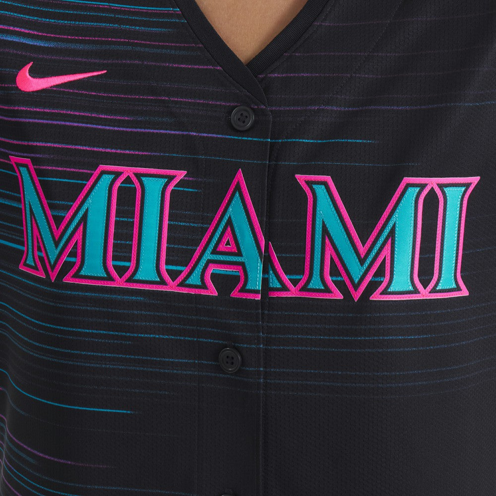 Miami Marlins Women's 2025 City Connect Limited Jersey - Black | Nike