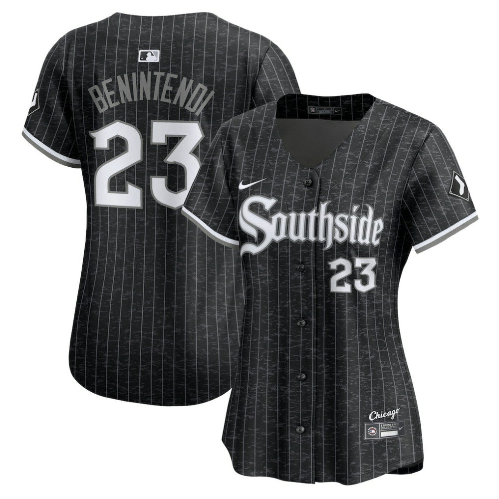 Andrew Benintendi Chicago White Sox Women's City Connect Limited Jersey - Black | Nike