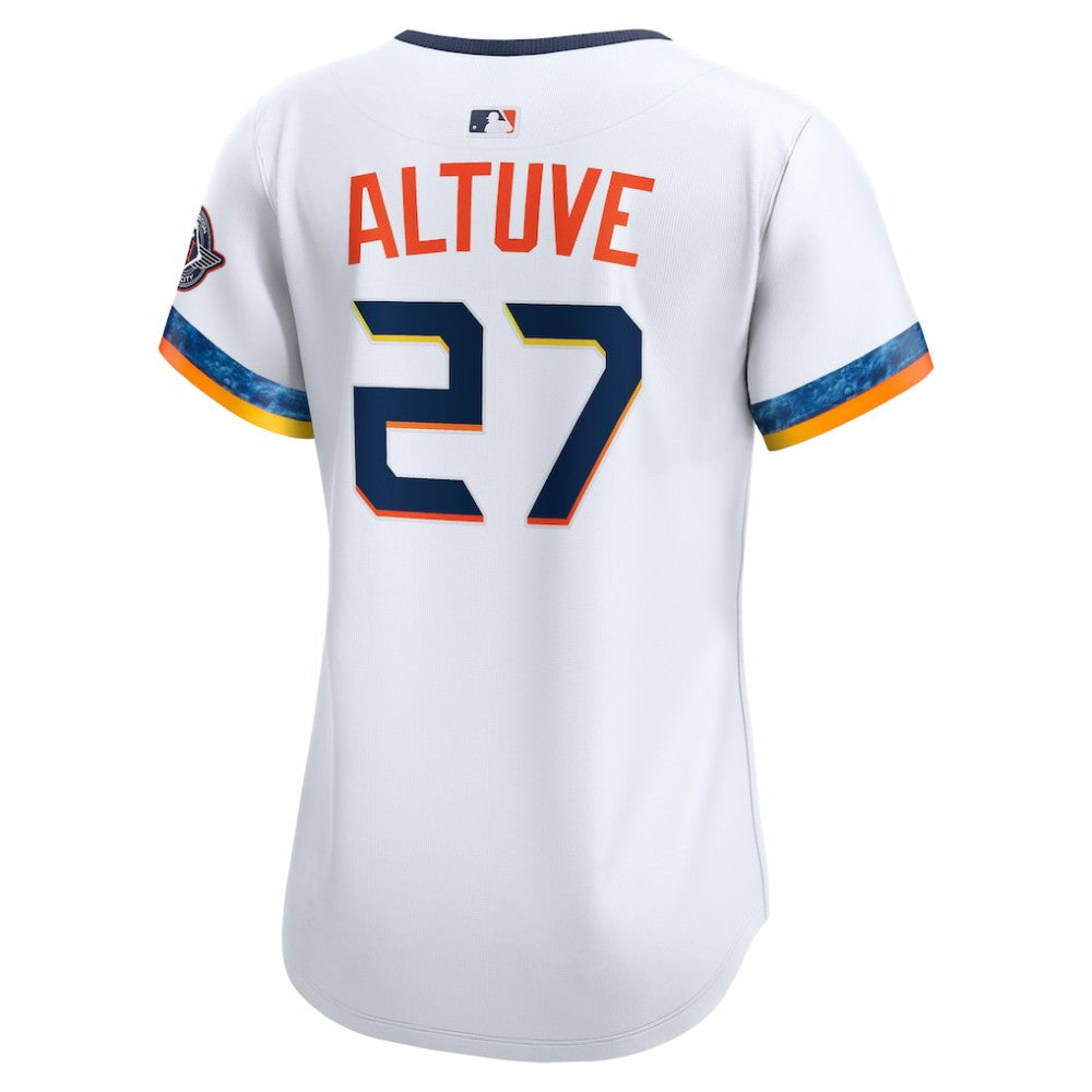 Jose Altuve Houston Astros Women's 2025 City Connect Limited Jersey - White | Nike