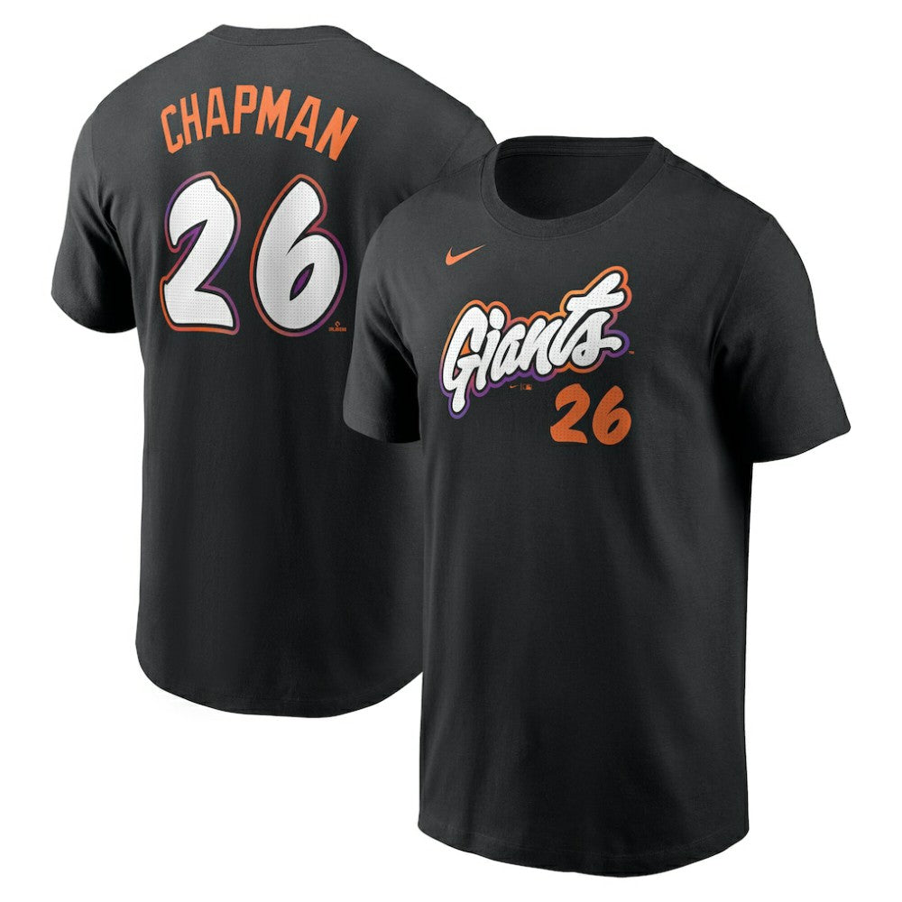 Matt Chapman San Francisco Giants 2025 City Connect Fuse Name & Number T-Shirt - Anthracite | Nike