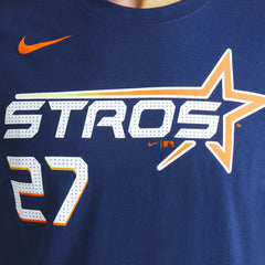 Jose Altuve Houston Astros 2025 City Connect Fuse Name & Number T-Shirt - Navy | Nike