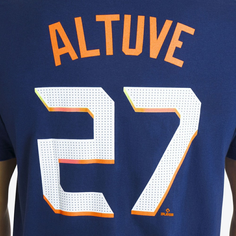Jose Altuve Houston Astros 2025 City Connect Fuse Name & Number T-Shirt - Navy | Nike