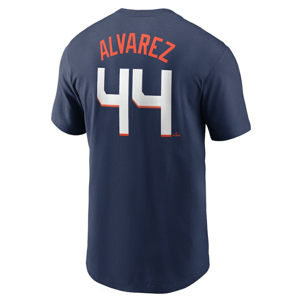Yordan Alvarez Houston Astros 2025 City Connect Fuse Name & Number T-Shirt - Navy | Nike