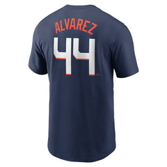 Yordan Alvarez Houston Astros 2025 City Connect Fuse Name & Number T-Shirt - Navy | Nike