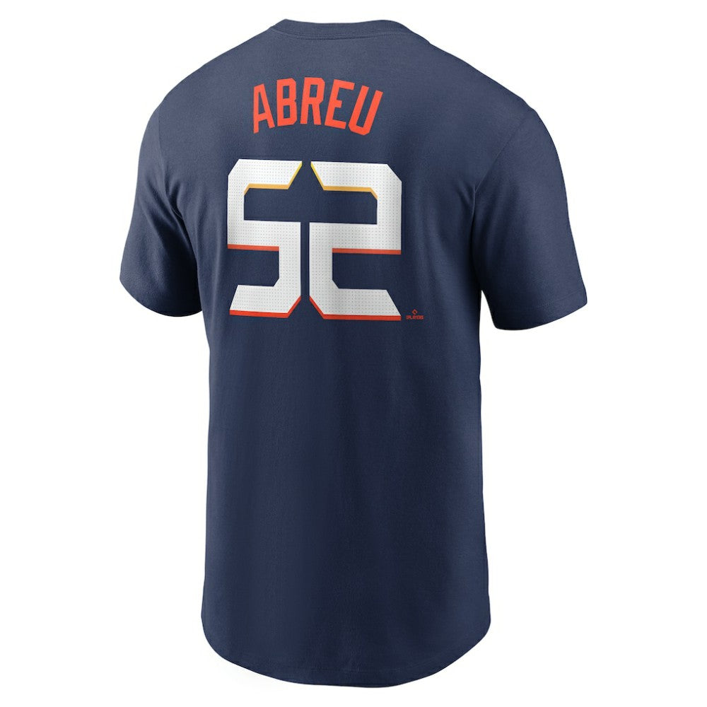 Bryan Abreu Houston Astros 2025 City Connect Fuse Name & Number T-Shirt - Navy | Nike