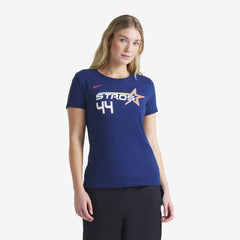 Yordan Alvarez Houston Astros Women's 2025 City Connect Fuse Name & Number T-Shirt - Navy | Nike