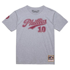 Darren Daulton Philadelphia Phillies Cooperstown Collection Player T-Shirt - Heather Gray | Mitchell & Ness