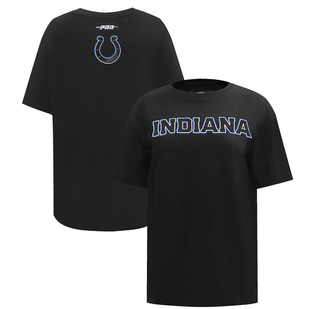 Indianapolis Colts Pro Standard Women's Indiana Nights Colts Oversized T-Shirt - Black sale